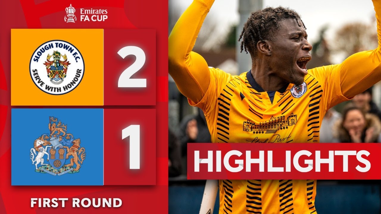 First Half Double Does the Damage! | Slough Town 2-1 Altrincham | Emirates FA Cup 2025-26
