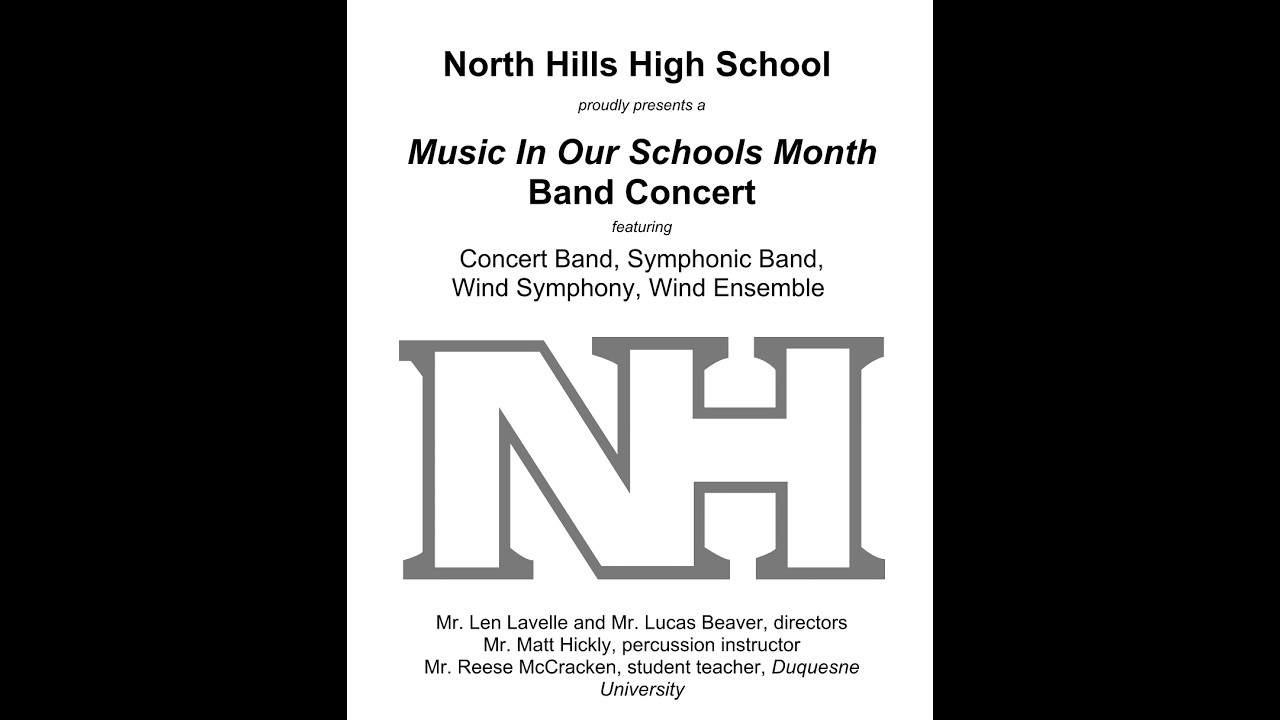 20260226 North Hills Concert Bands Music In Our Schools Month