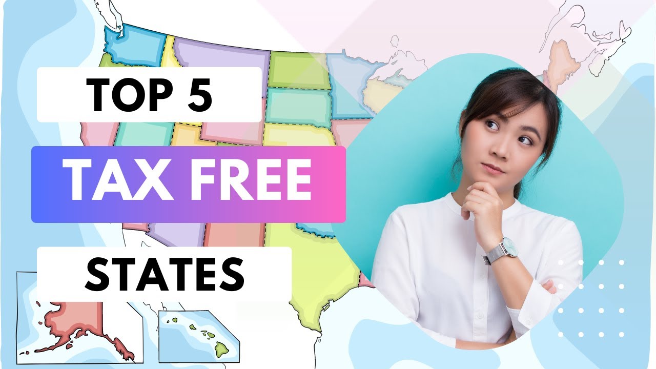 Top 5 States To Live In With No State Income Tax- Retirement and Travel Video