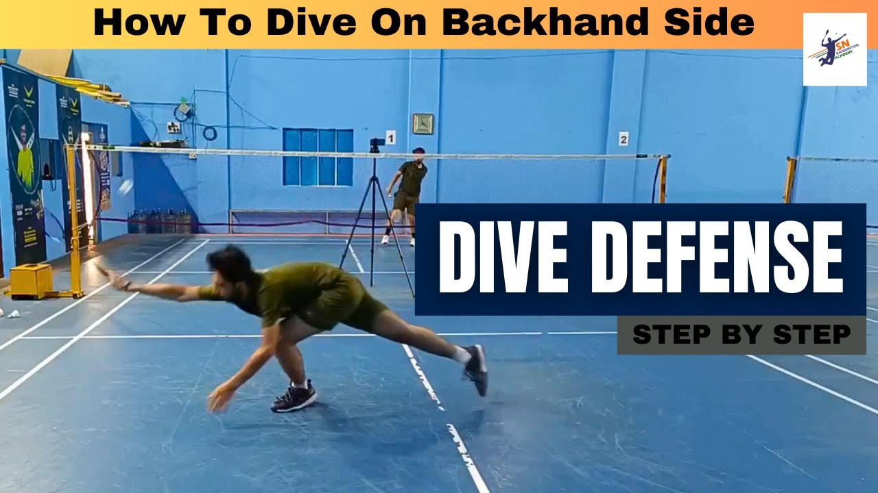 How To Dive In Badminton | Dive Defense In Badminton