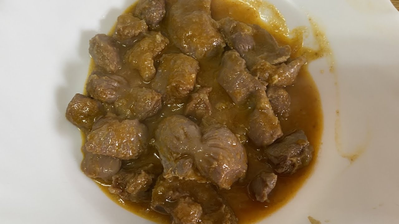 MOLLEJAS DE POLLO GUISADAS