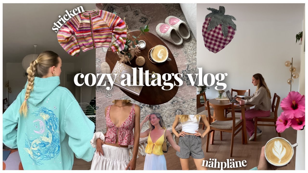 LIVING ALONE DIARY Alltag, Einsam sein, Produktive Tage, Näh-Pläne & Stoff Haul