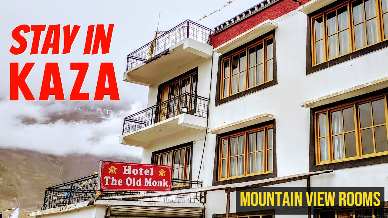🏔️ Stay in Kaza &ndash; Old Monk Hotel Review | Town & Mountain View Room | Spiti Valley Trip | Ep. 3