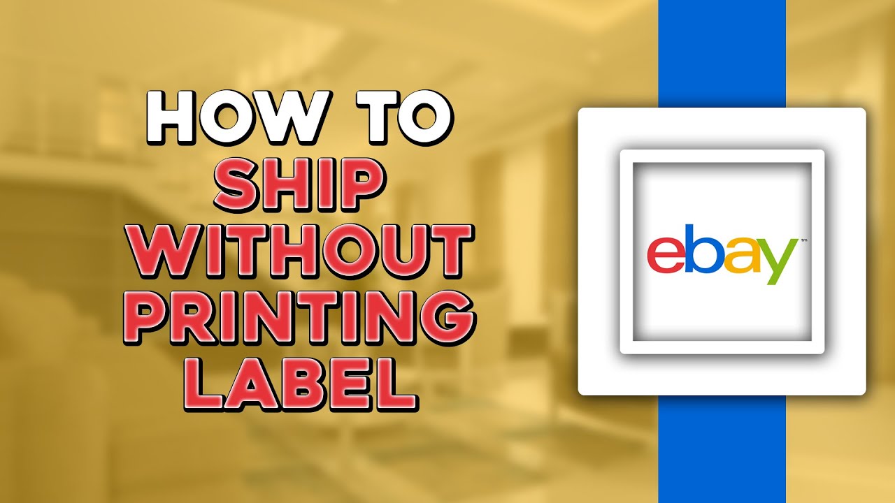 How To Ship On eBay Without Printing a Label (Quick Tutorial)