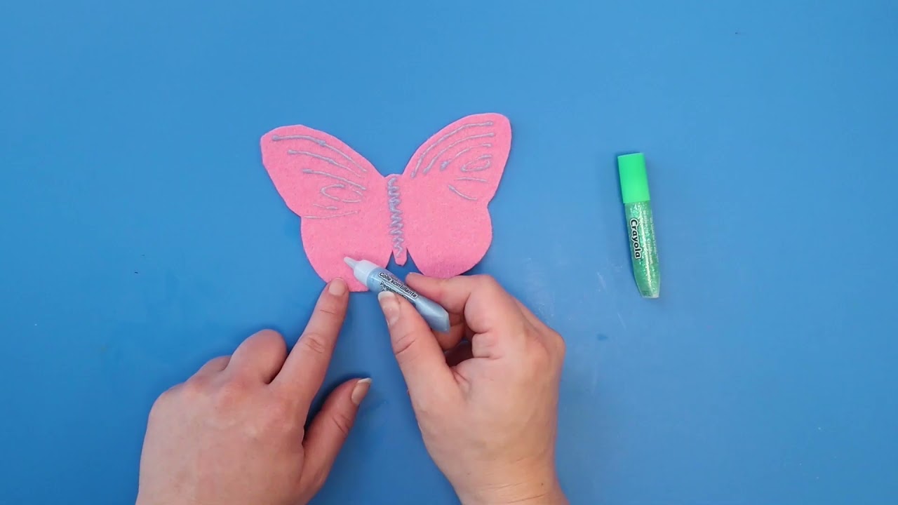 How to Make a Felt Butterfly Pin
