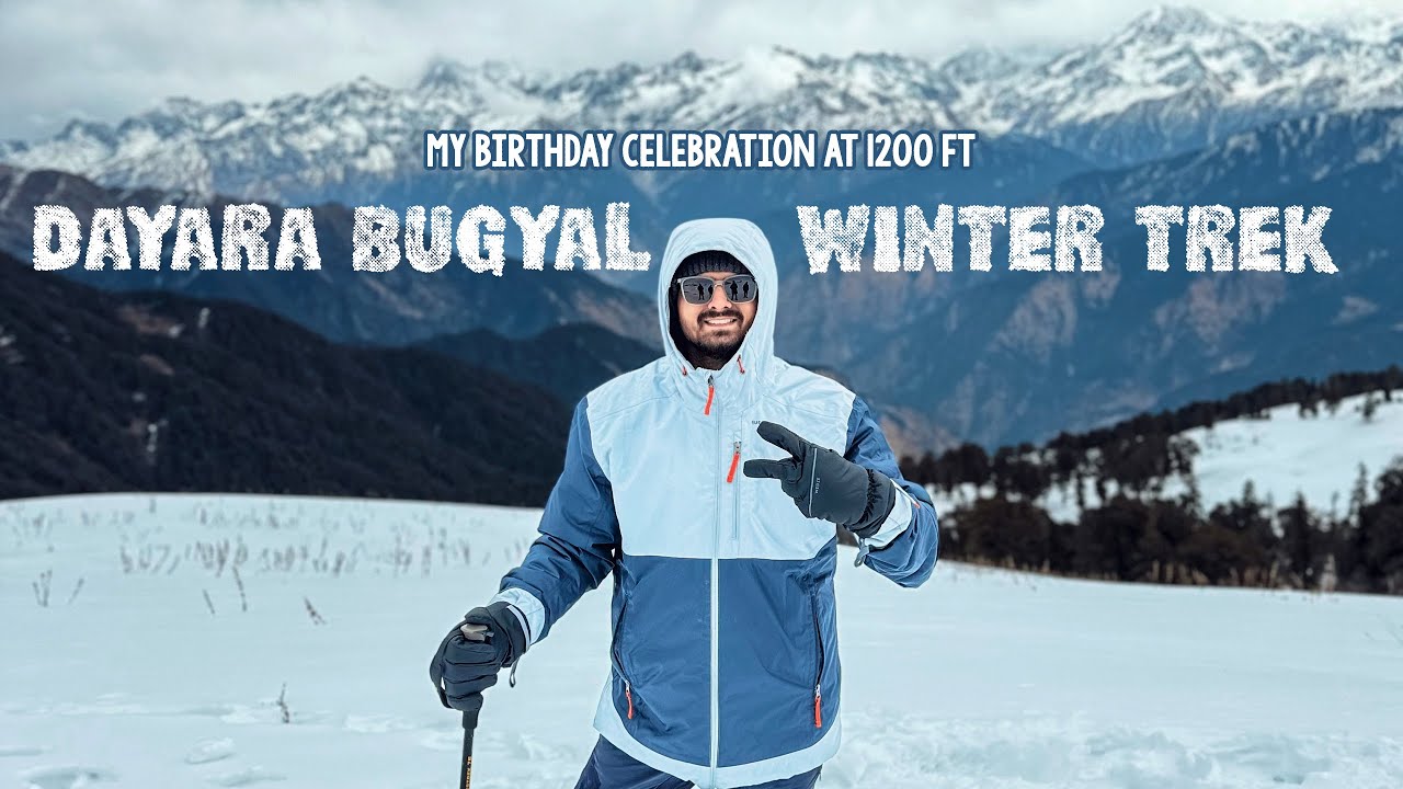 Dayara Bugyal Winter Trek Vlog | A Birthday Above the Clouds
