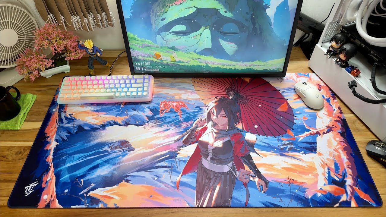 Esse Mousepad deixou o Setup Lindo - Yuki Aim Kitsune