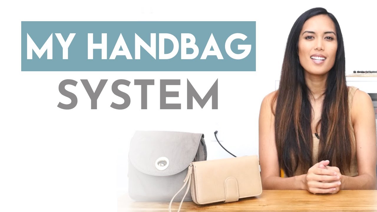 Minimalist Handbag System - 👜😁 What's Inside My Purse? And Day Bag? And Clutch?