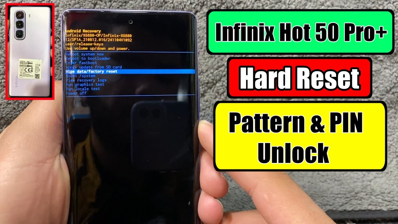Infinix Hot 50 Pro Plus Hard Reset Pattern Unlock | Infinix (X6880) Factory Reset/Pin Unlock 2025