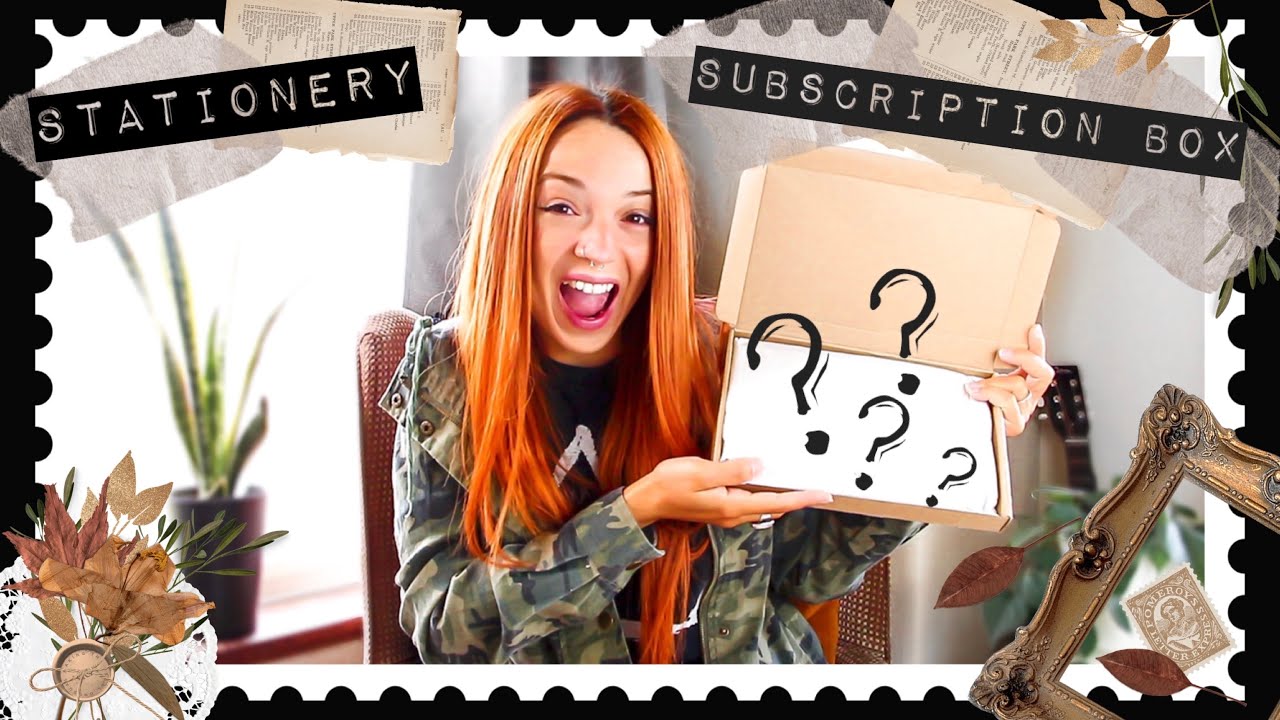 YOUR CREATIVE STUDIO UNBOXING NOVEMBER 2020 | Vintage stationery subscription box