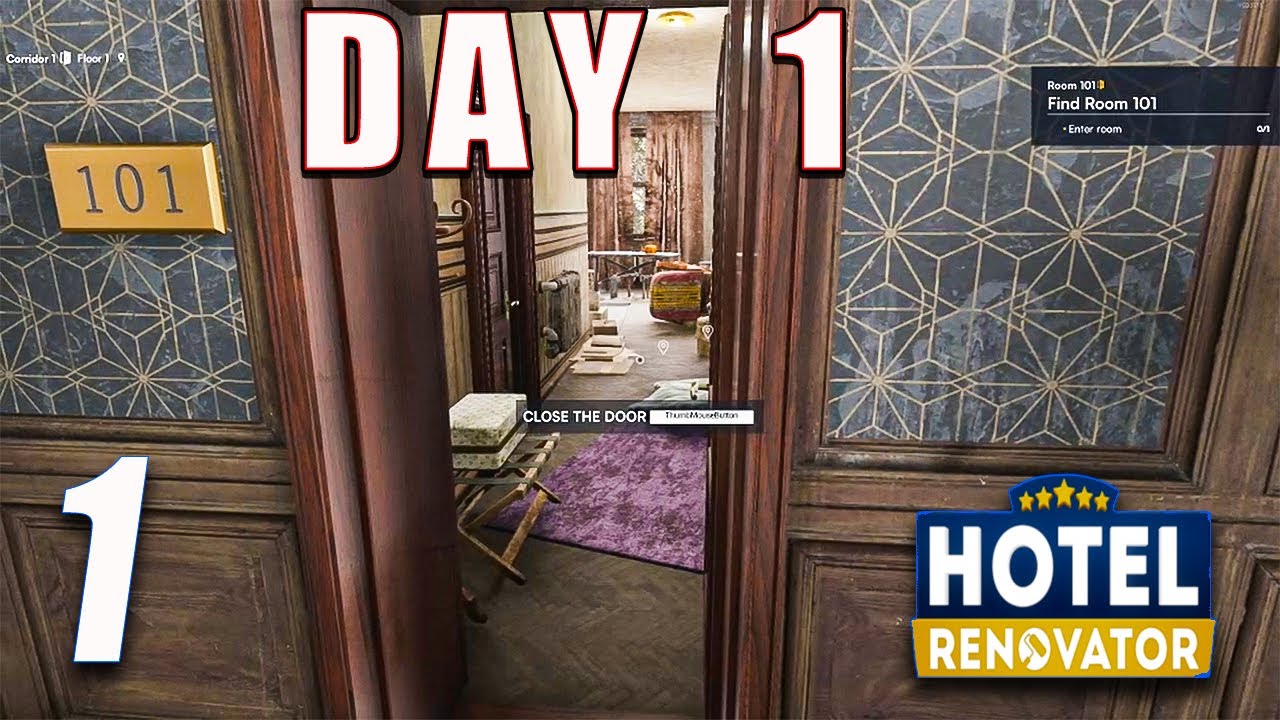 My First Day Playing HOTEL RENOVATOR - Hotel Renovator - #1