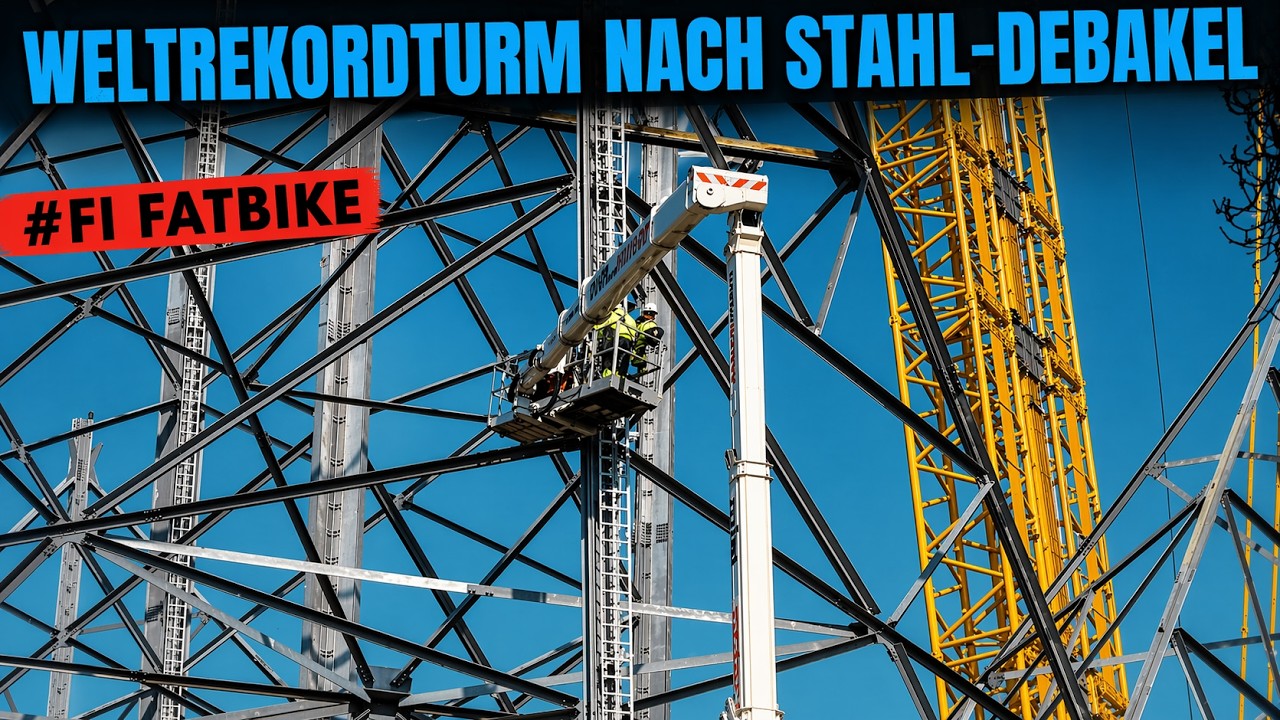 Nach dem Stahl-Debakel- So geht der Bau des Rekord-Windturms weiter