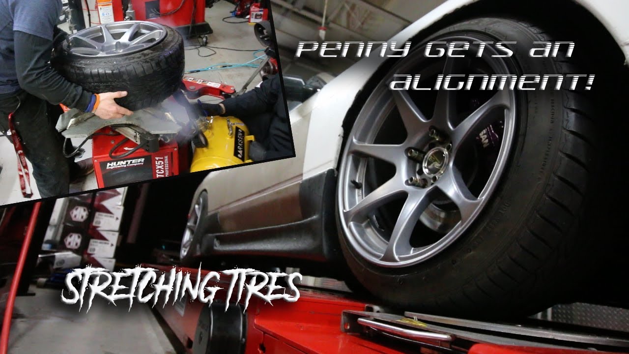 Tire Stretching | Fitting MB Battles on Justin's S13 Silvia Conversion