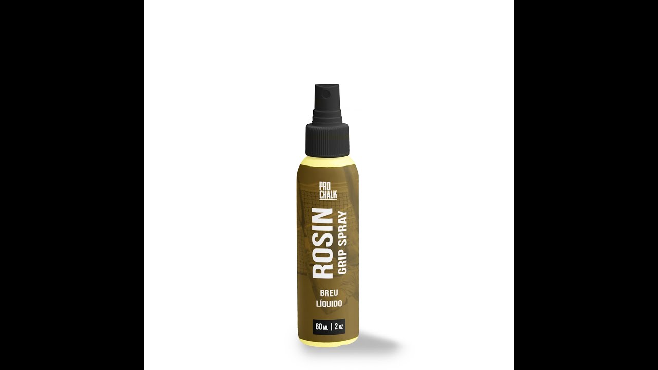 Rosin Grip Spray Pro Chalk - Breu Liquido Pro Chalk - 60ml - Instru&ccedil;&otilde;es de Uso