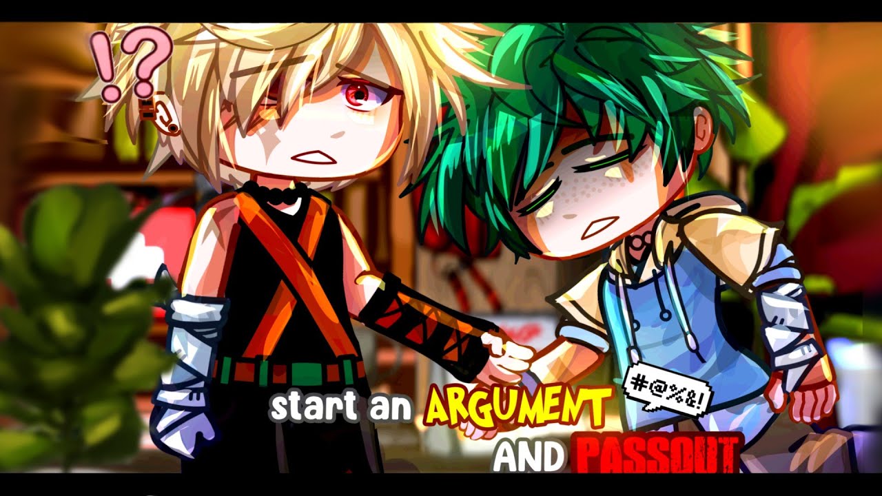 Start an argument and PASSOUT⁉️🤕 || Prank? || Bakudeku || Married AU