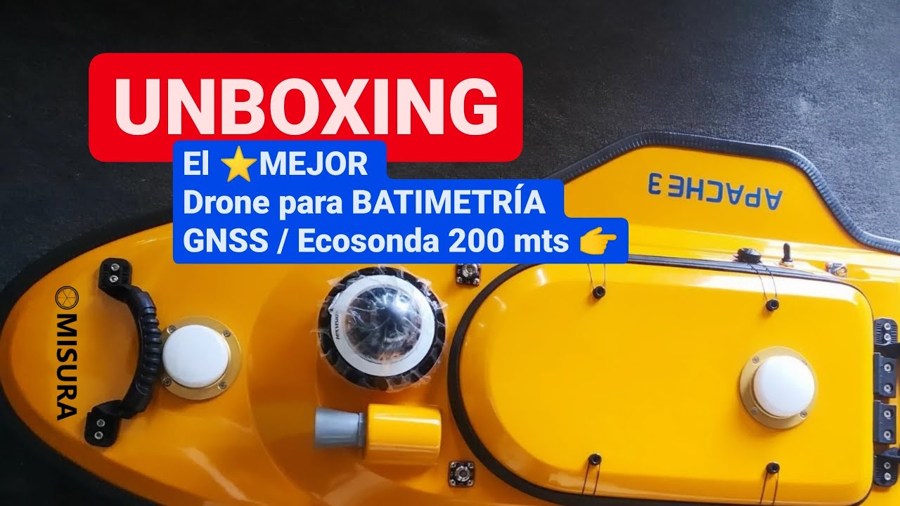 [UNBOXING 2025]🚤 CHCNav Apache 3 | Batimetría con Drones GNSS y Ecosonda D230
