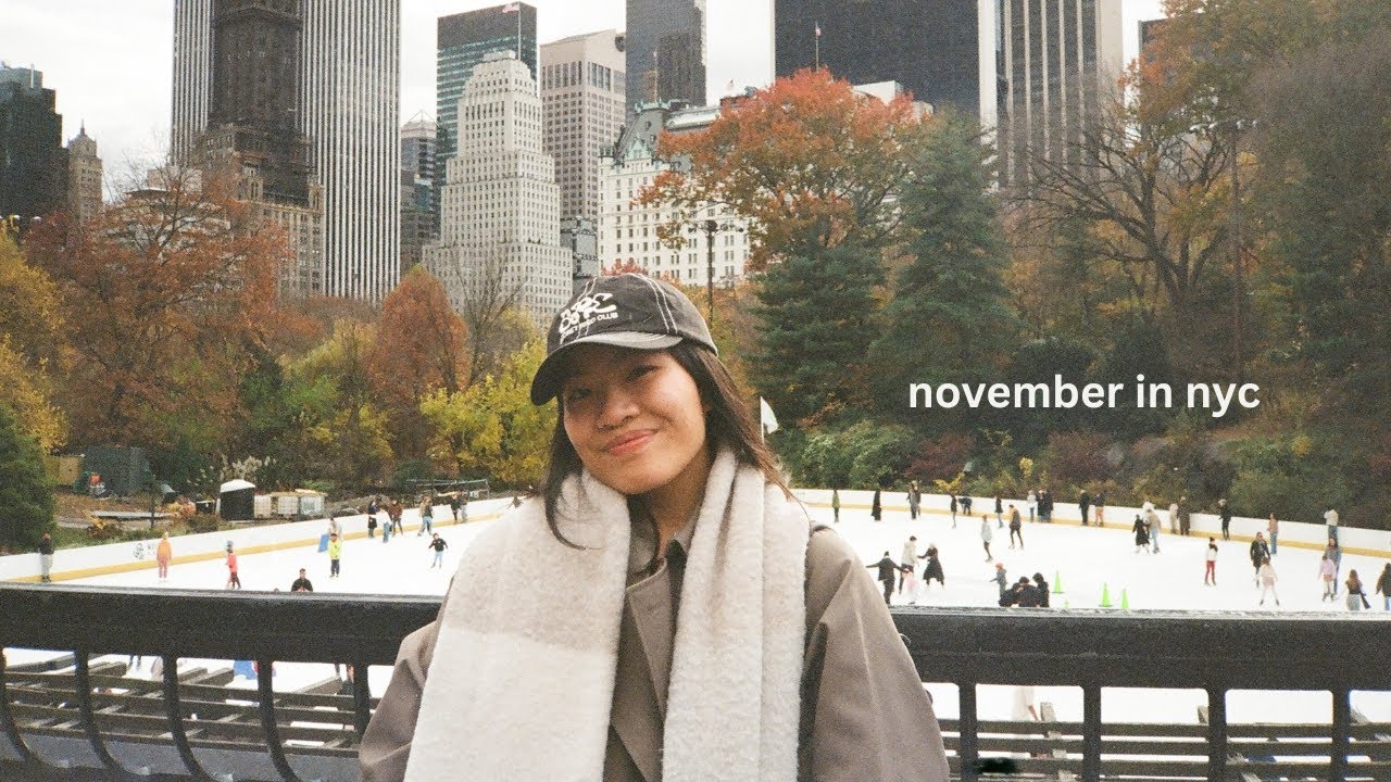 chilly november in new york: a (mostly) silent vlog 🍐