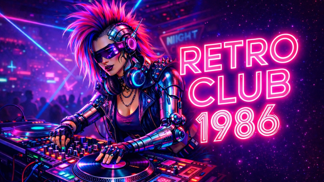 Synthwave 1986 | Retro Club Instrumental | Neon Night Drive Mix