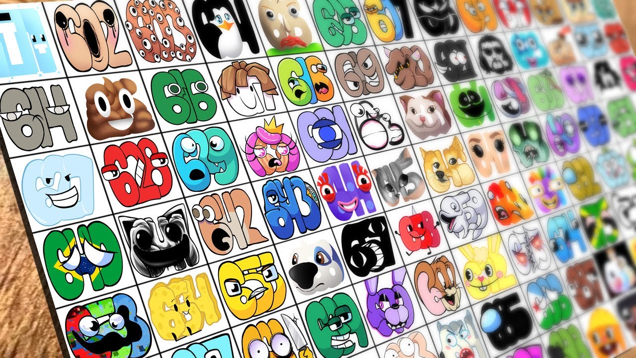 Drawing Number Lore 601-700 / How to draw Number Lore