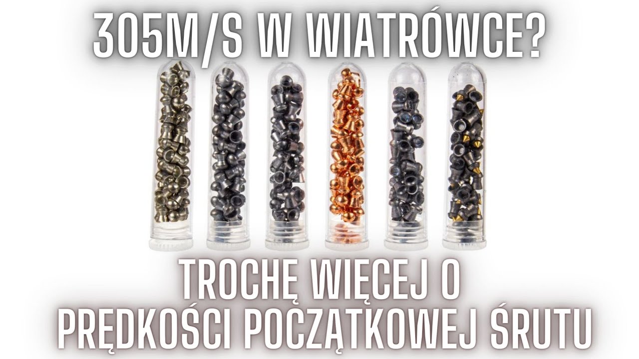 TROCHĘ WIĘCEJ O PRĘDKOŚCI POCZĄTKOWEJ ŚRUTU.  305M/S CZY TO MOŻLIWE?
