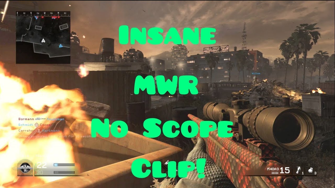 Insane Noscope Sniper Clip on MWR