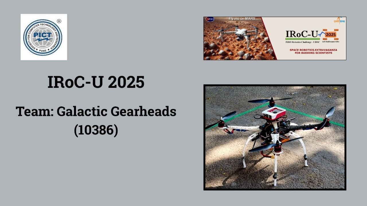 ISRO Drone Challenge - ANAV Functionality Demo - Galactic Gearheads