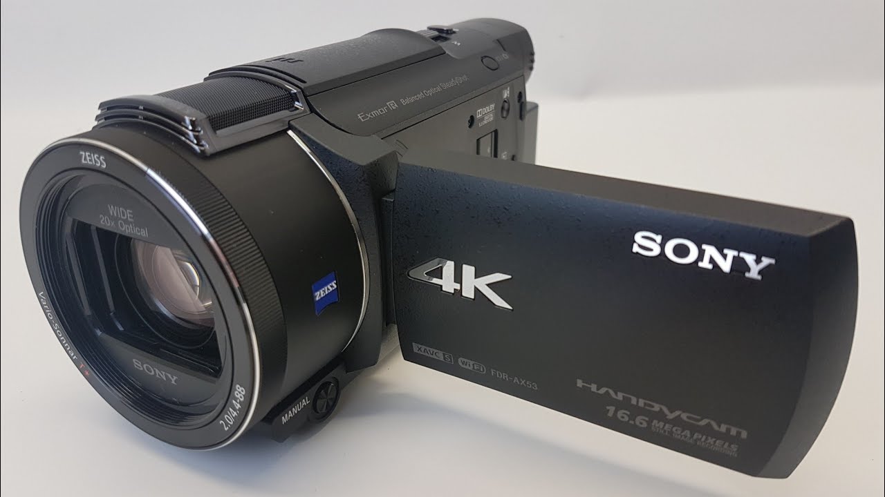 Sony Handycam FDR-AX53 Unboxing, Review, & Footage