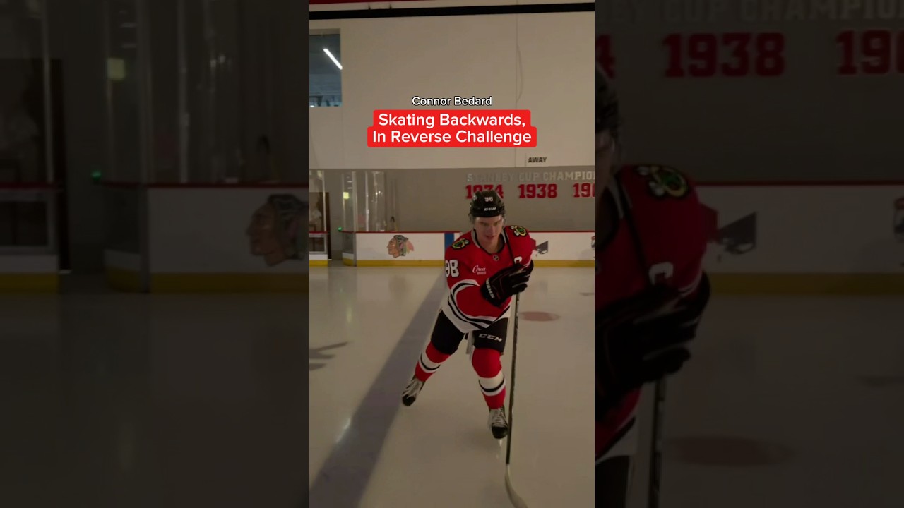 how&rsquo;d they do? #nhl #hockey #skating #connorbedard