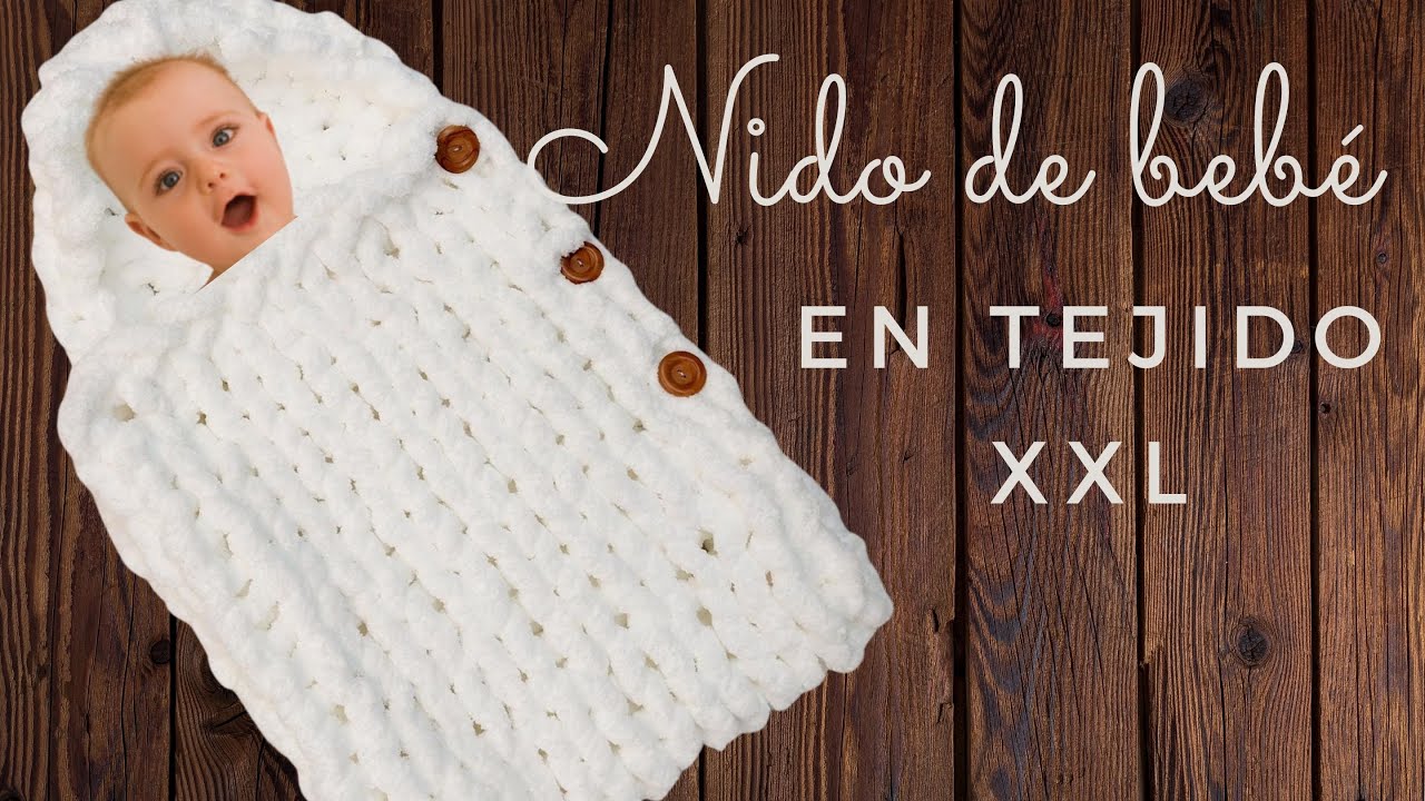 Nido de bebé en tejido XXL