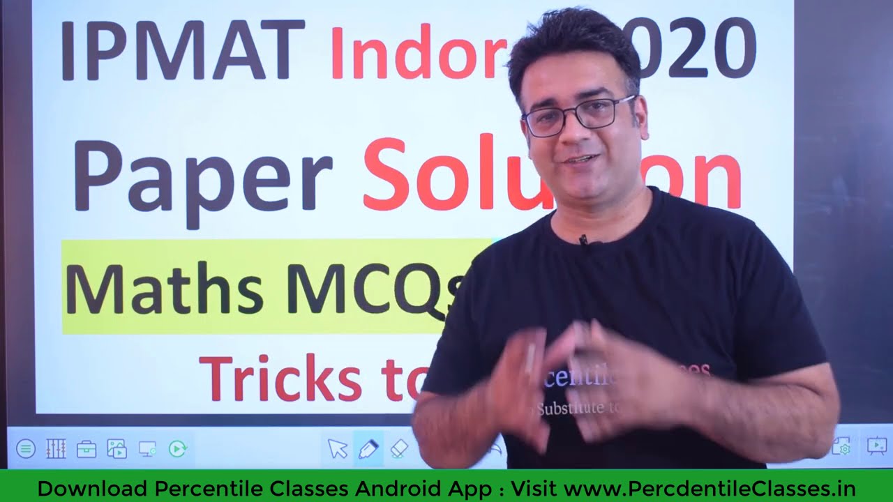 IPM 2020 IIM Indore Paper Solutions 11 to 20  | IPMAT 2020 Original Solved Paper | MCQs | IIM IPMAT