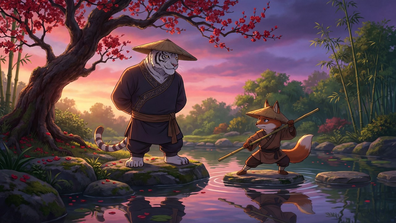 The Tiger's Lesson ☯️ Asian Relaxing Beats Mix