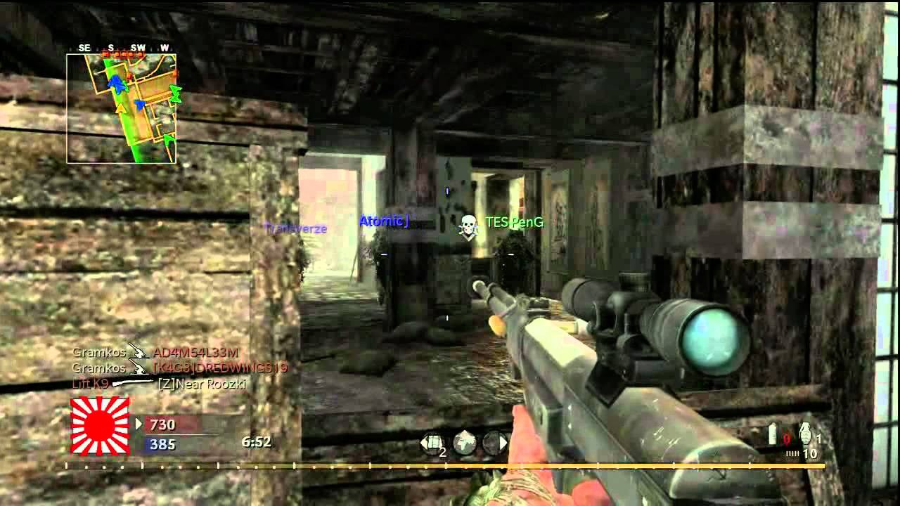 WaW: zzirGrizz Castle Commentary (nV Sniping's new YouTube)