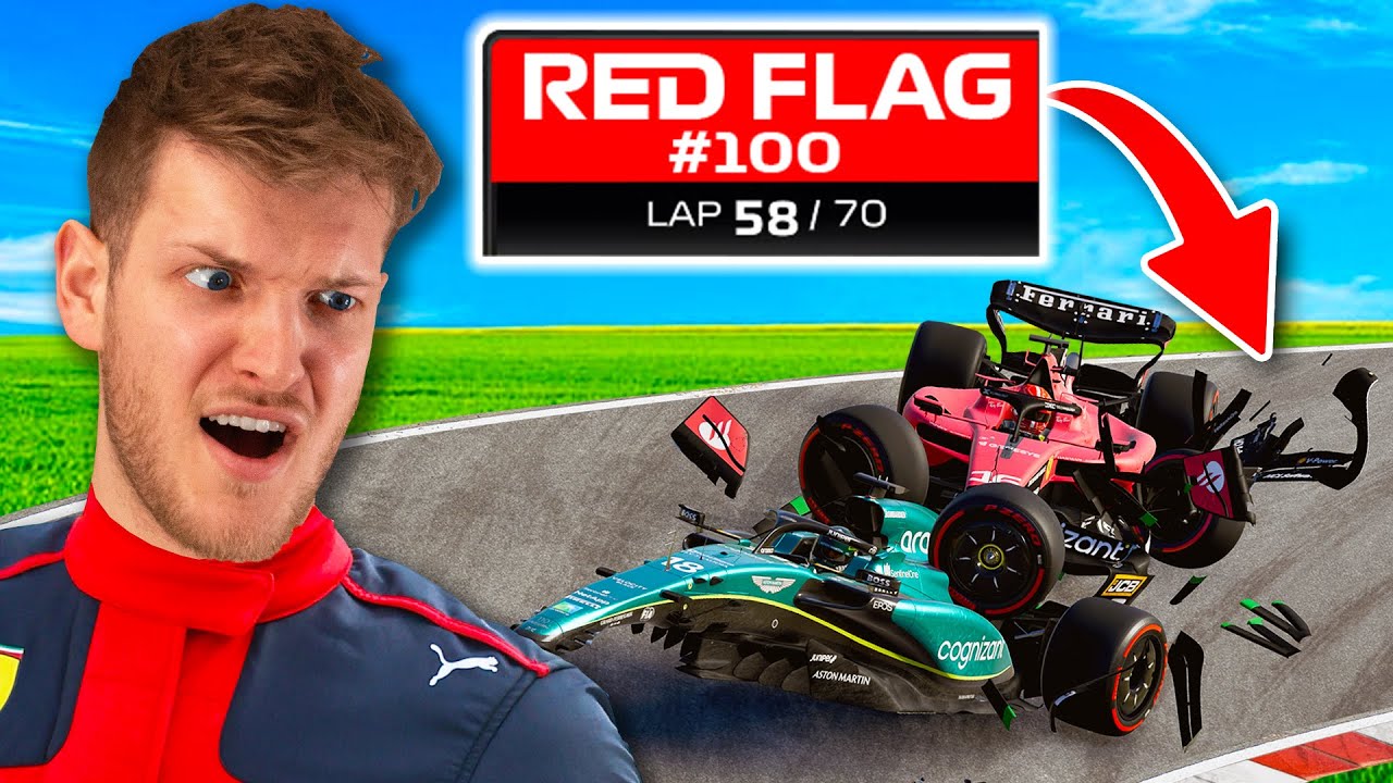 Сколько красных флагов можно получить за гонку в игре F1 23?