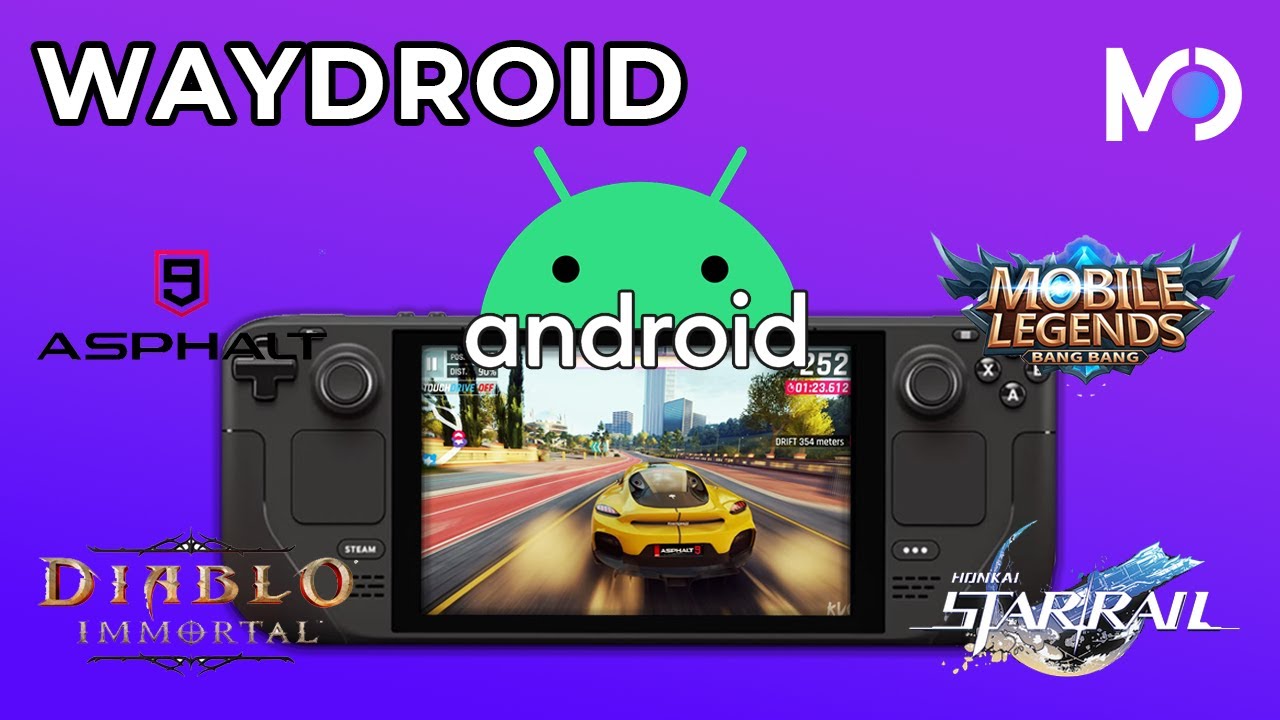ANDROID no STEAM DECK, SER&Aacute; QUE FUNCIONA? Instala&ccedil;&atilde;o Waydroid no SteamOS + Mantis Gamepad Pro