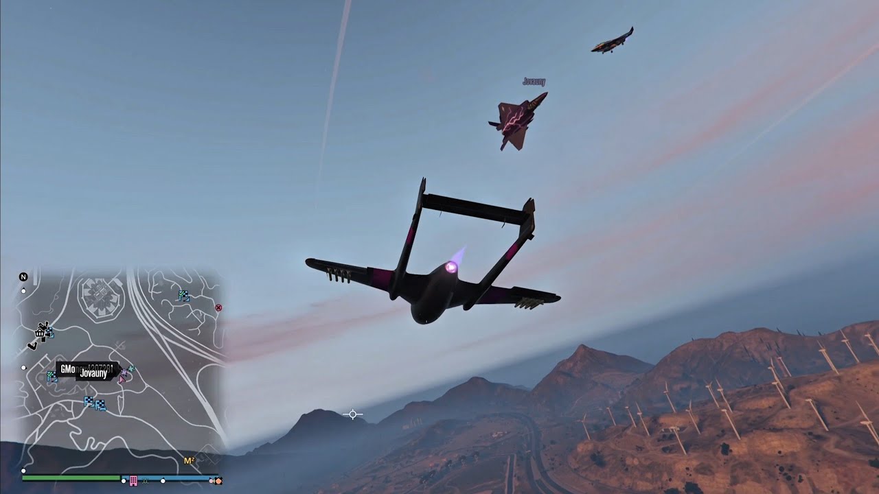 GTA Online: Pyro vs Raiju 2v1 (they both rage quit)