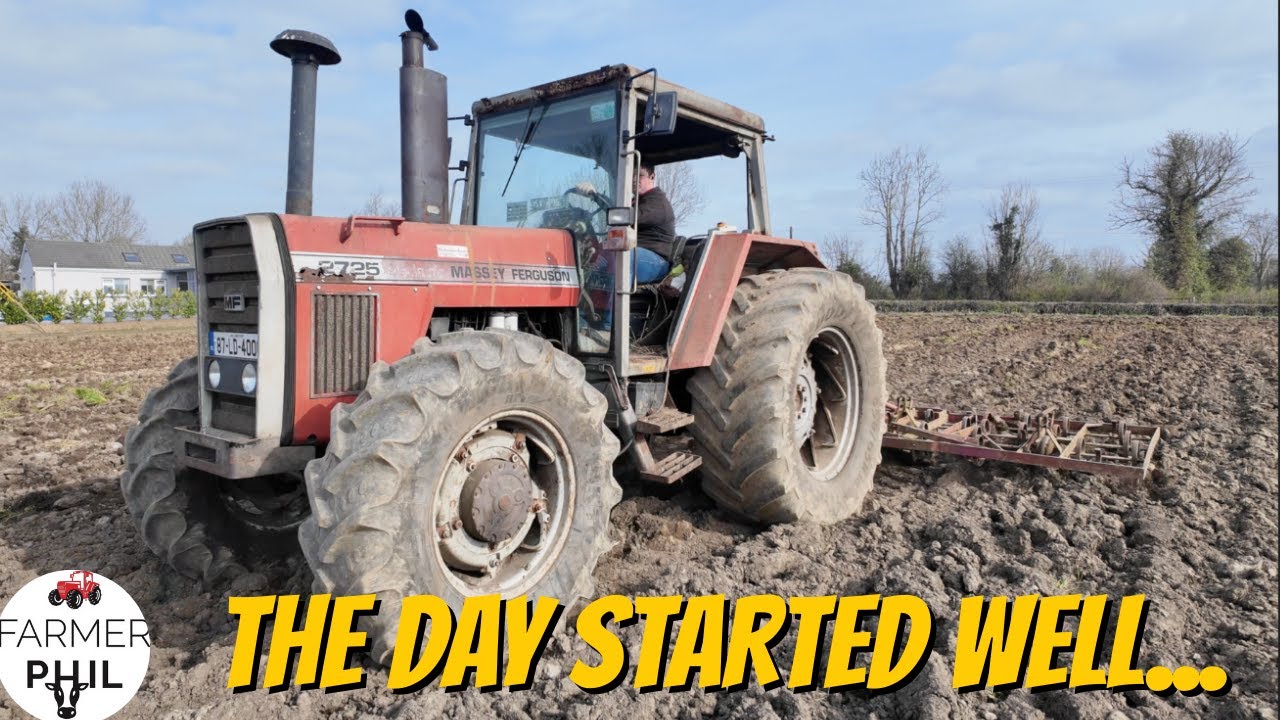 A ROUGH DAY HARROWING FOR ME & THE MF 2725
