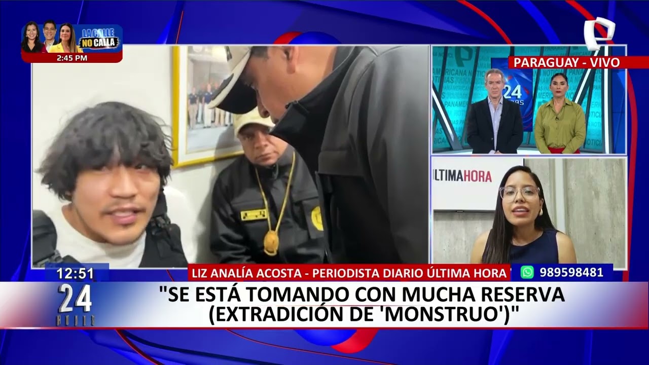 Periodista paraguaya brinda detalles sobre la extradición de “El Monstruo”