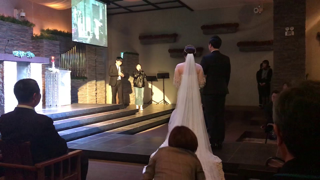 일반인 bubble love  결혼식축가cover 버스킹