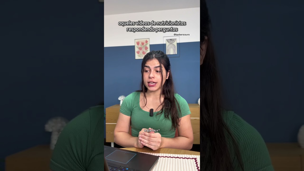 NUTRICIONISTAS RESPONDENDO PERGUNTAS - b&aacute;rbara coura #shorts