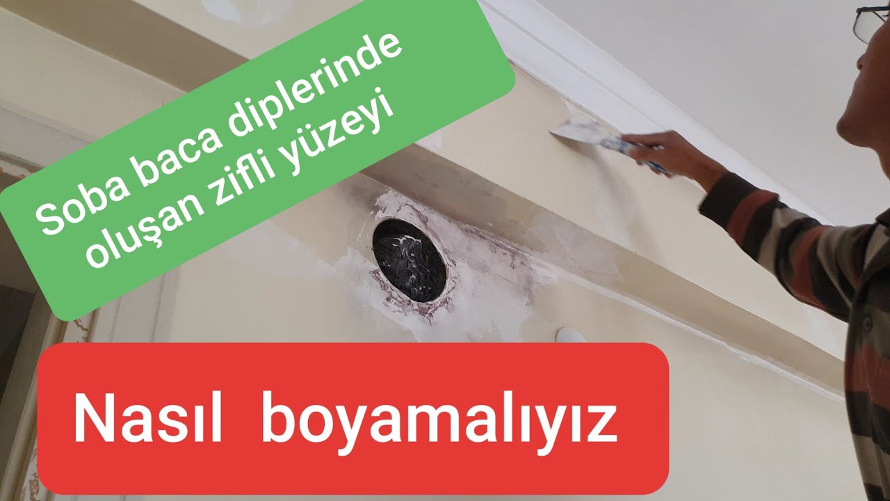 Baca zift akıntısı olan duvar nasıl boyanır