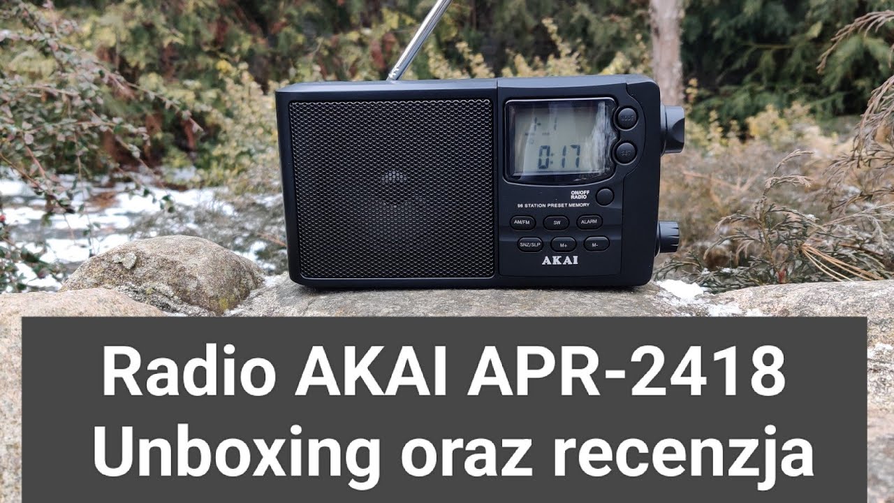 Radio AKAI APR-2418. Unboxing oraz recenzja.