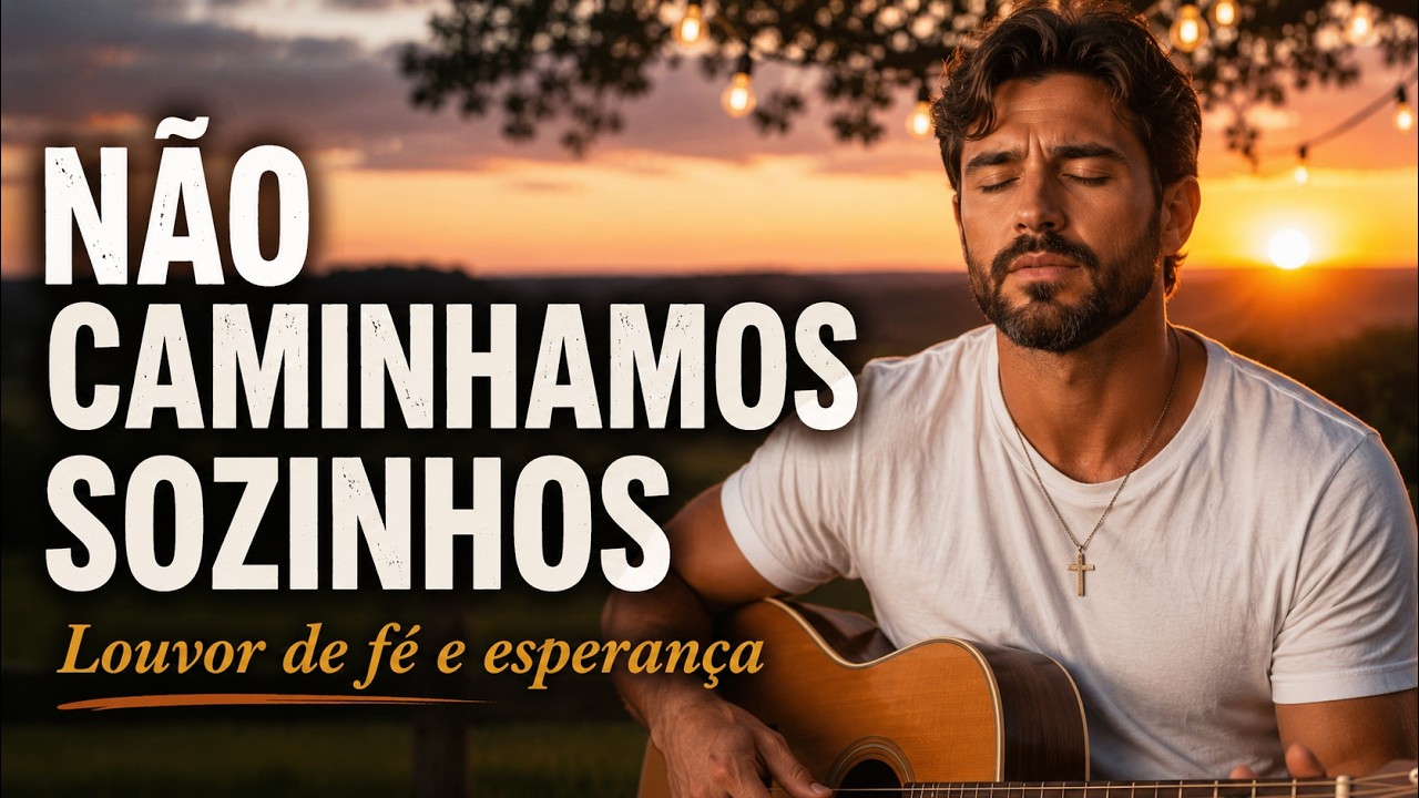 Nunca Caminhamos Sozinhos (Deus Está Com Você) 🙏Louvor Sertanejo de Esperança 2026