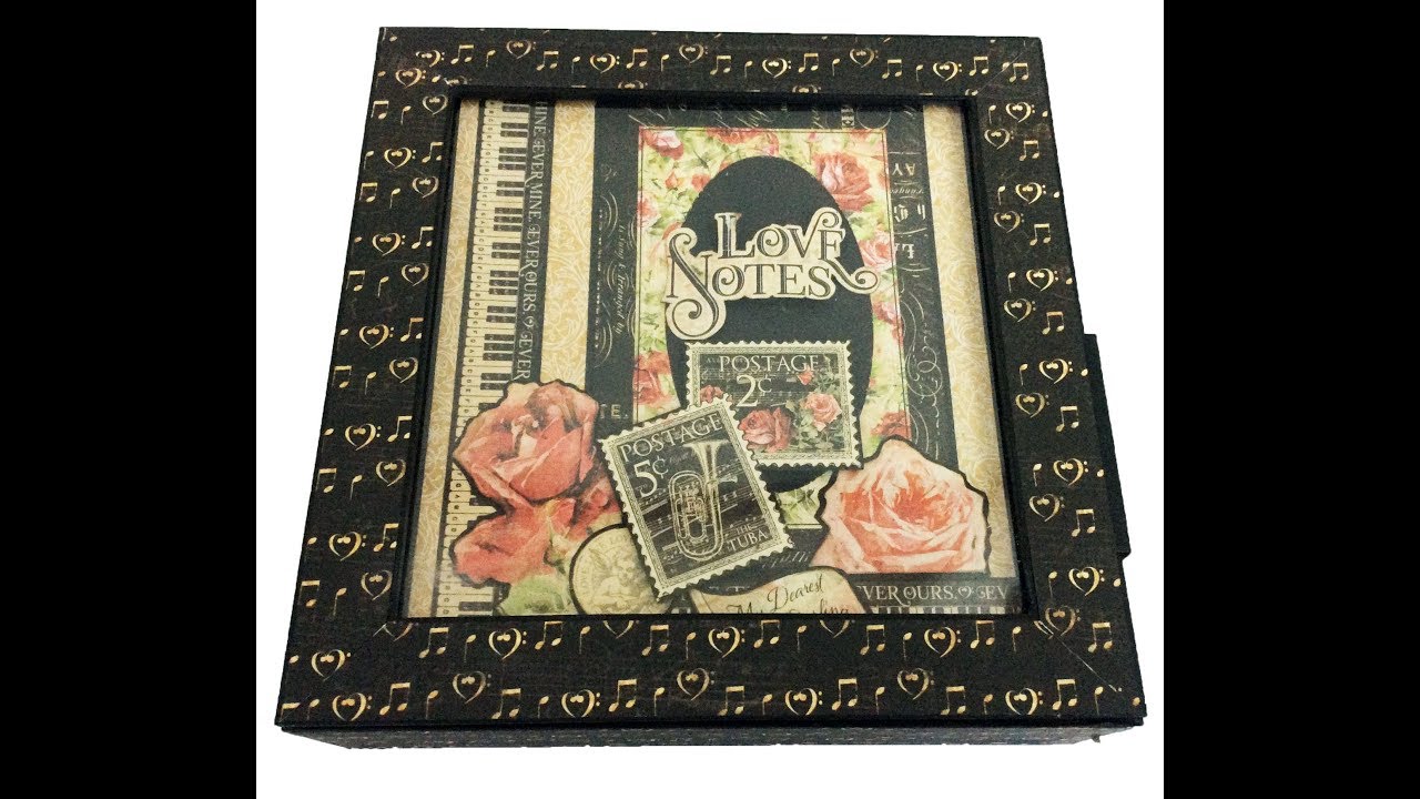 Love Notes Perpetual Album and Shadow Box Graphic 45
