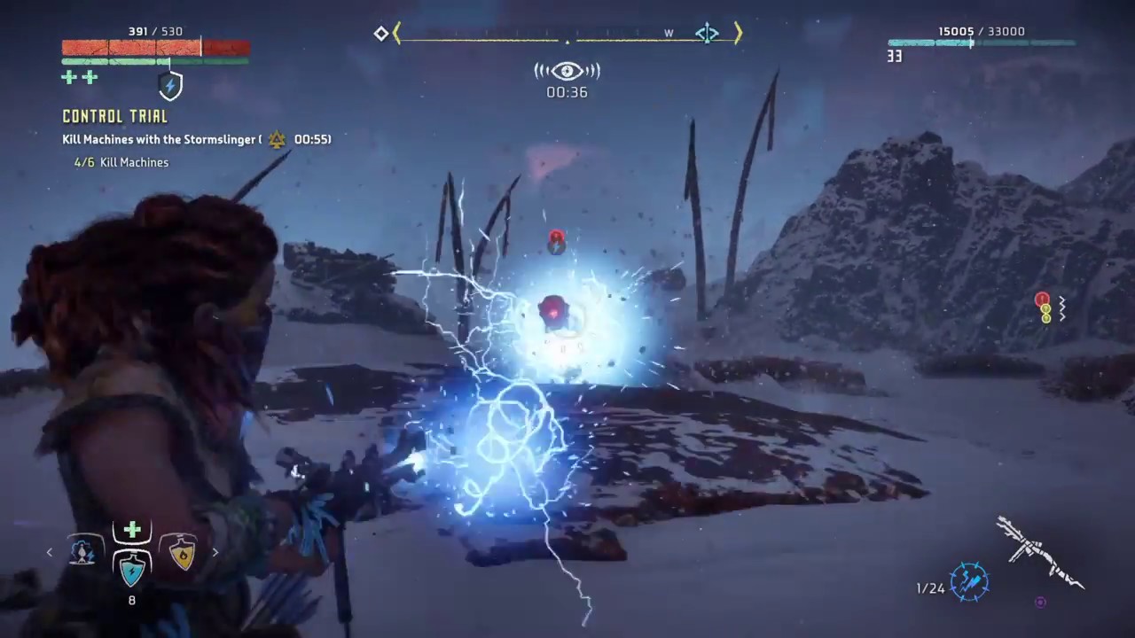HZD: Frozen Wilds - Control Trial Gold (base Stormslinger, New Game, Ultra Hard)