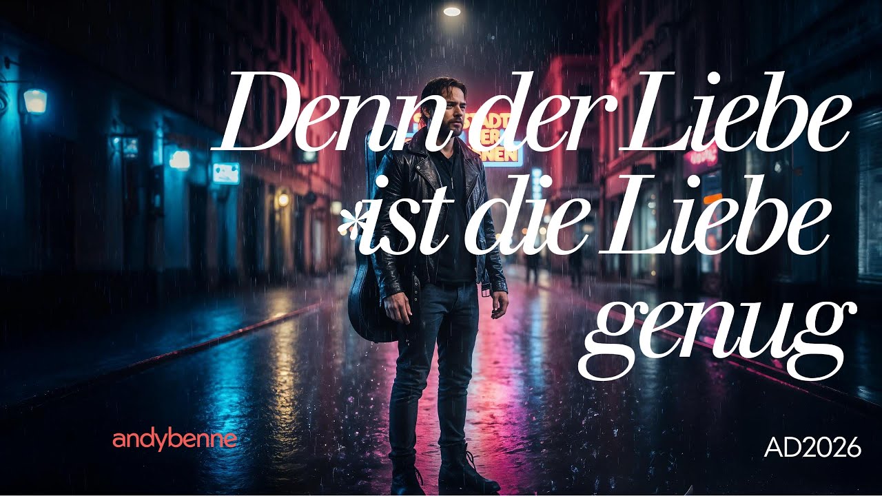 DENN DER LIEBE IST DIE LIEBE GENUG * Rock Ballade über Leidenschaft, Schmerz und Hoffnung