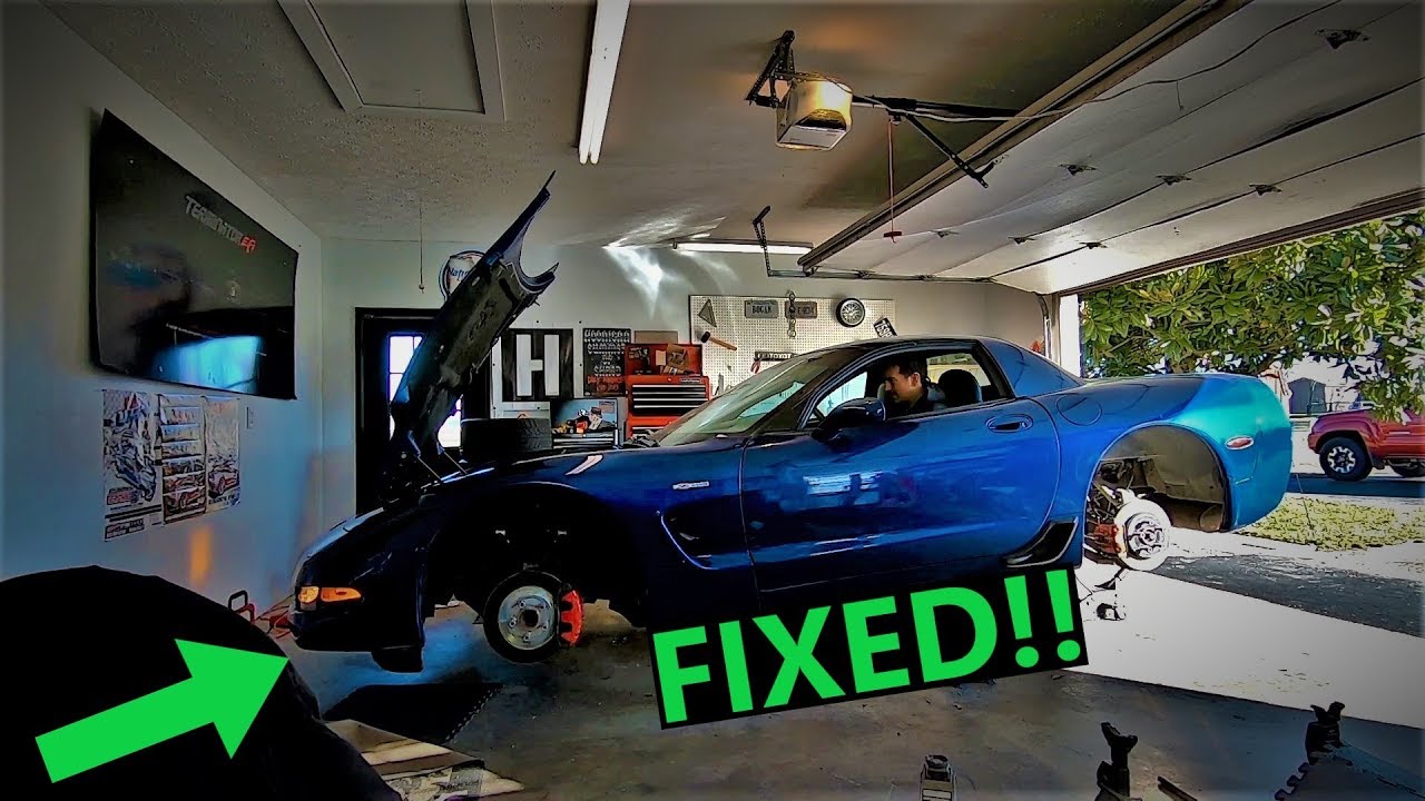 C5 Z06 Corvette FINALLY Gets Fixed - Rear Main Seal, Torque Tube, and Quick Test Drive