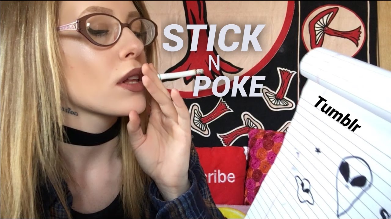 ASMR TUMBLR OBSESSED BESTFRIEND GIVES YOU A STICK N POKE TATTOO