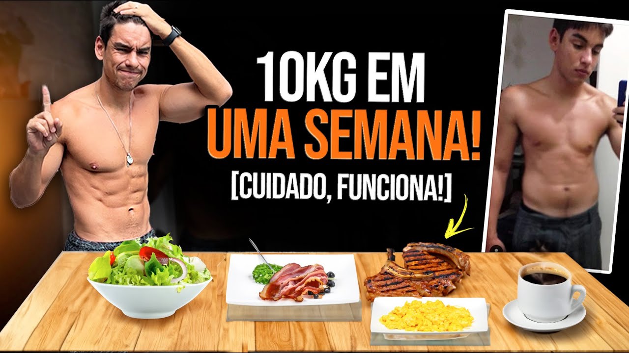 Como PERDER 10KG em 1 semana! 🔥 A Dieta Mais perigosa para Perder peso: Cetogênica!