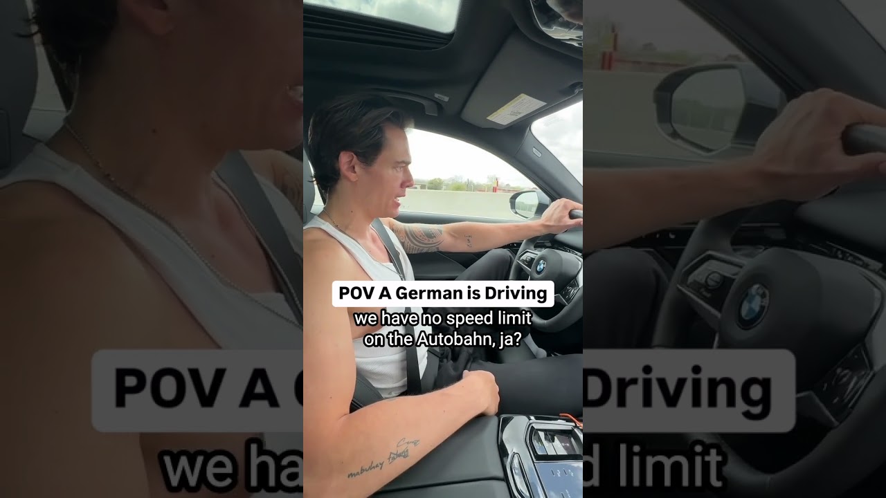 POV: немец за рулем