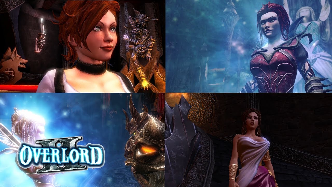 All romance options (Kelda/Juno/Fay/Foursome) - Overlord II : Romance cutscenes